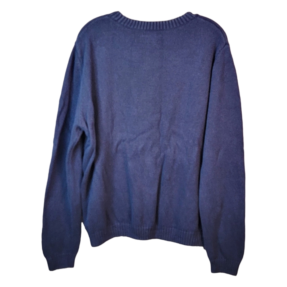 Gap Vintage Y2K Merci Spell Out Embroidered Letterman Style Sweater Men's XXL - Picture 5 of 9